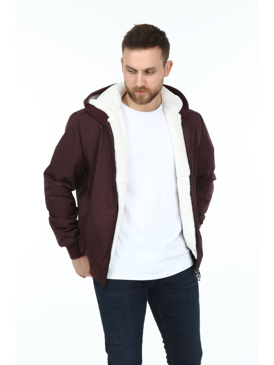 BIRTELL Rex Rabbit Fur Men's Waterproof Coat