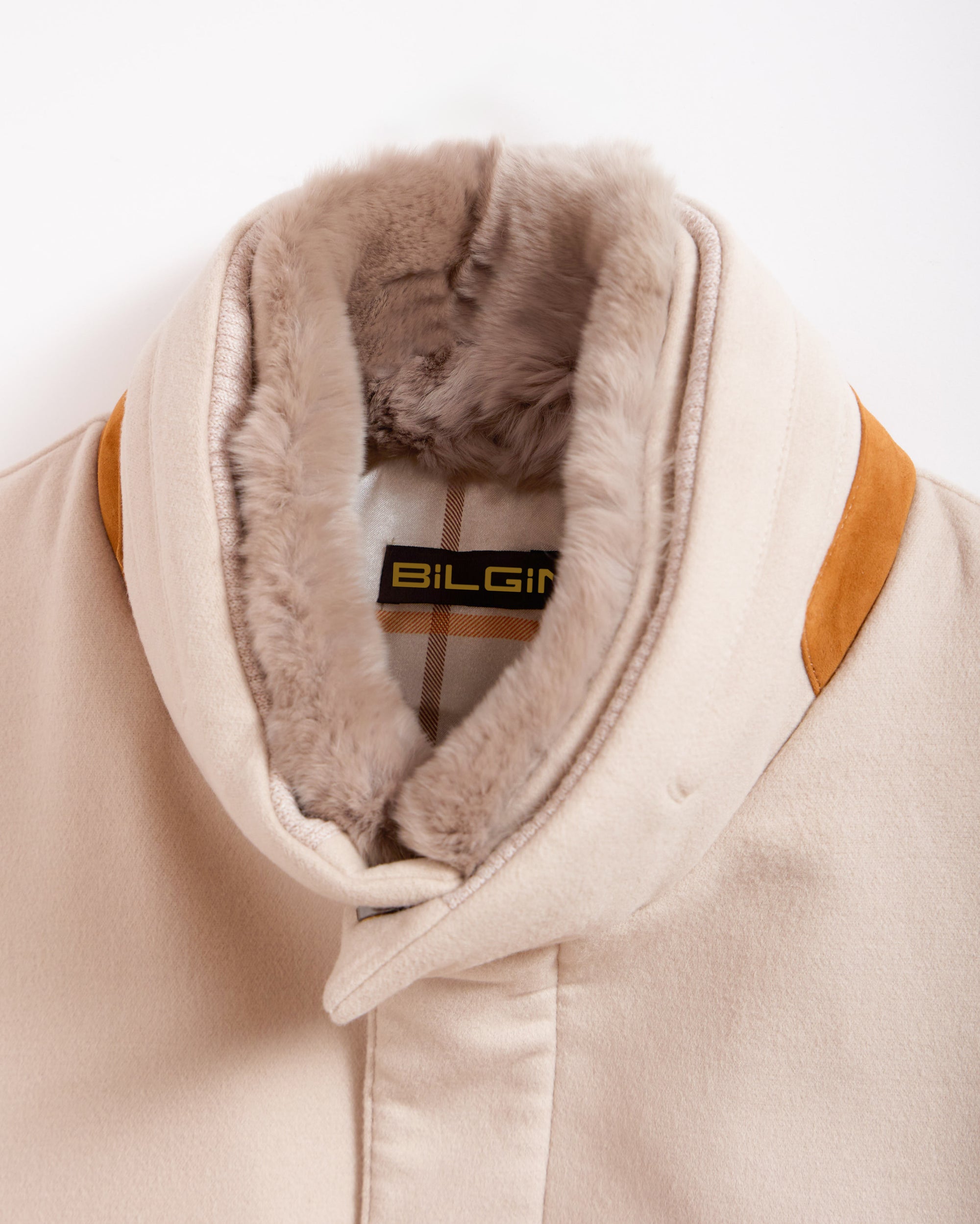 VOYAGER Rex Rabbit Fur Men's Cashmere Coat