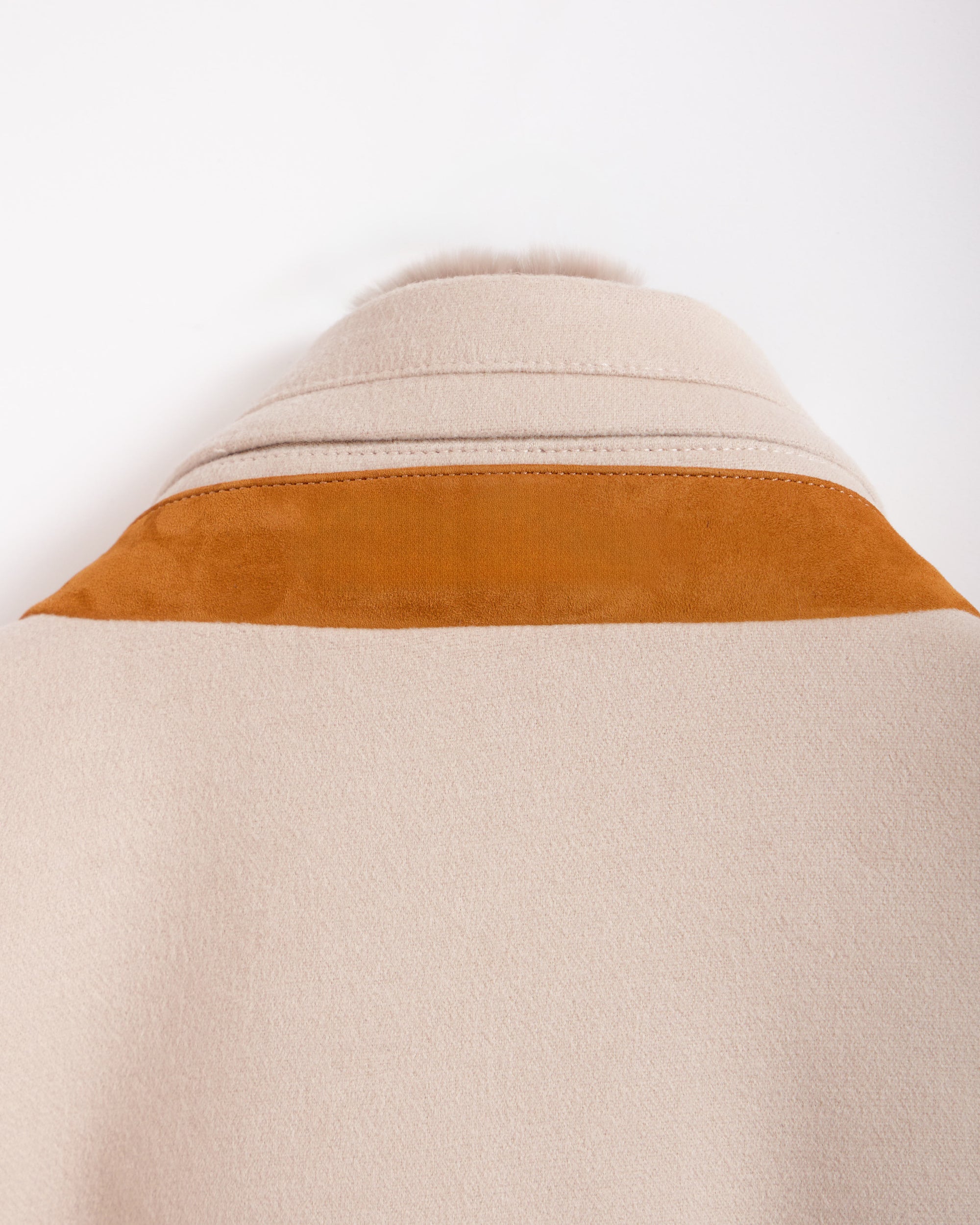 VOYAGER Rex Rabbit Fur Men's Cashmere Coat