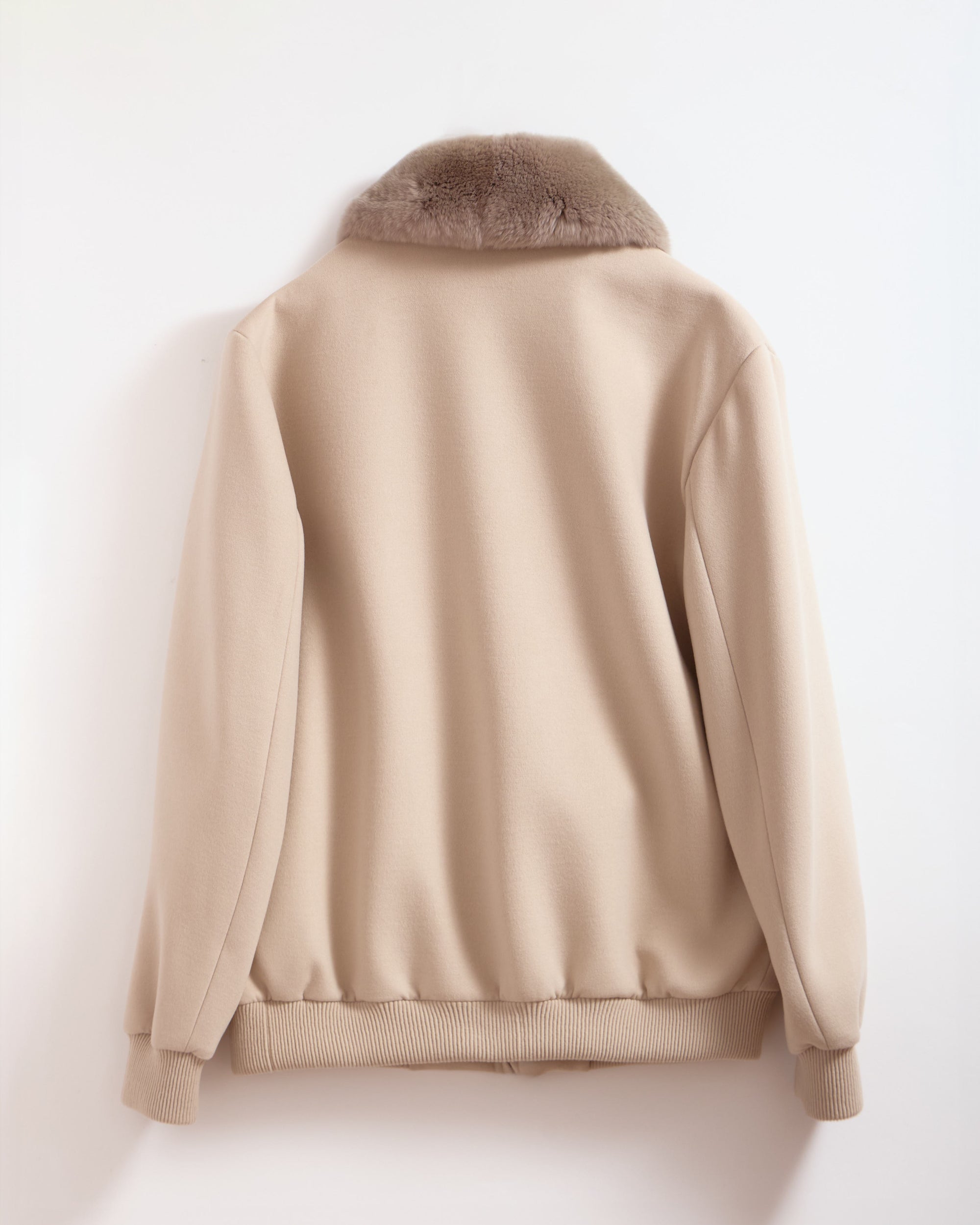 DORE Rex Rabbit Fur Men's Cashmere Coat