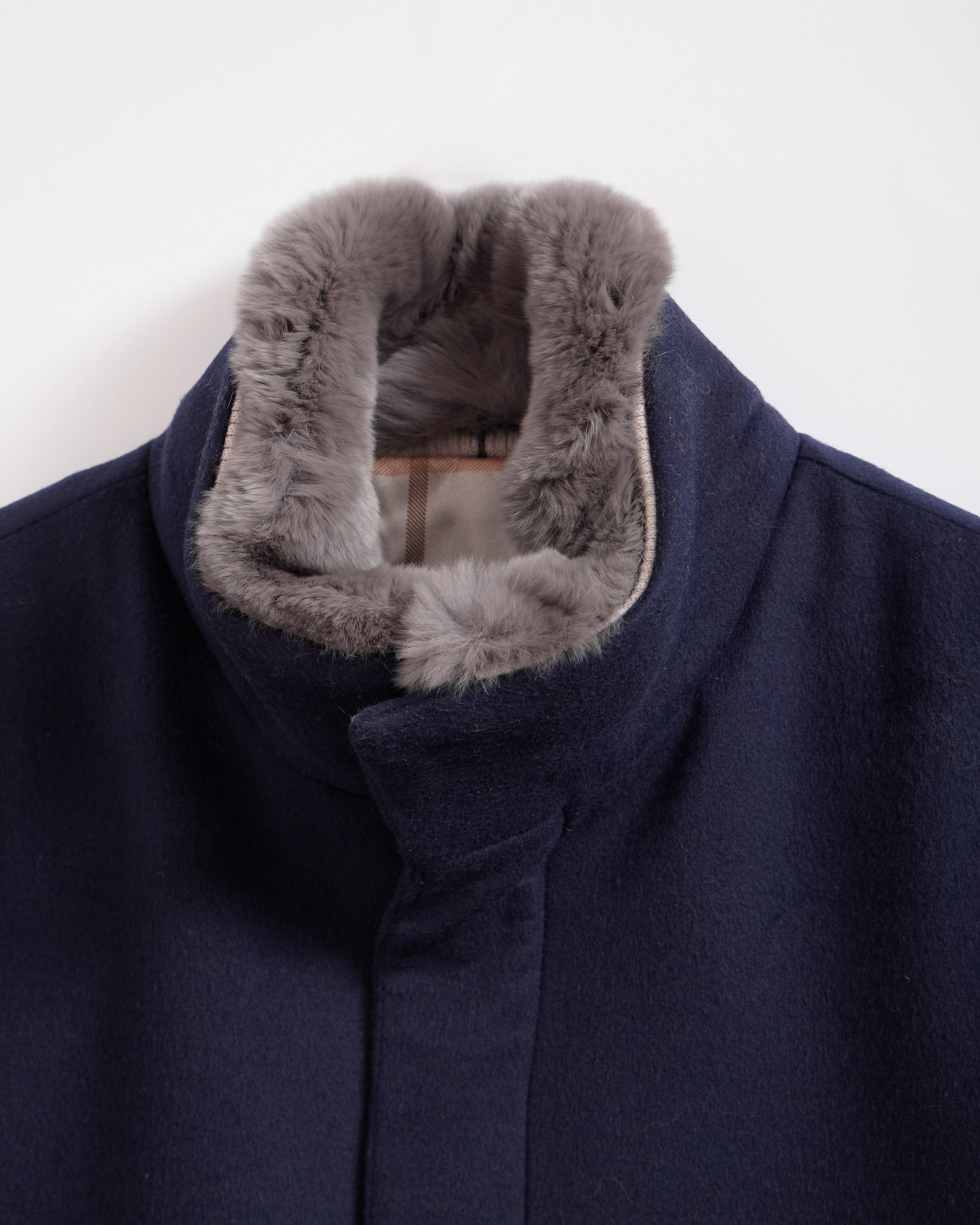 DORUK Rex Rabbit Fur Men's Cashmere Coat