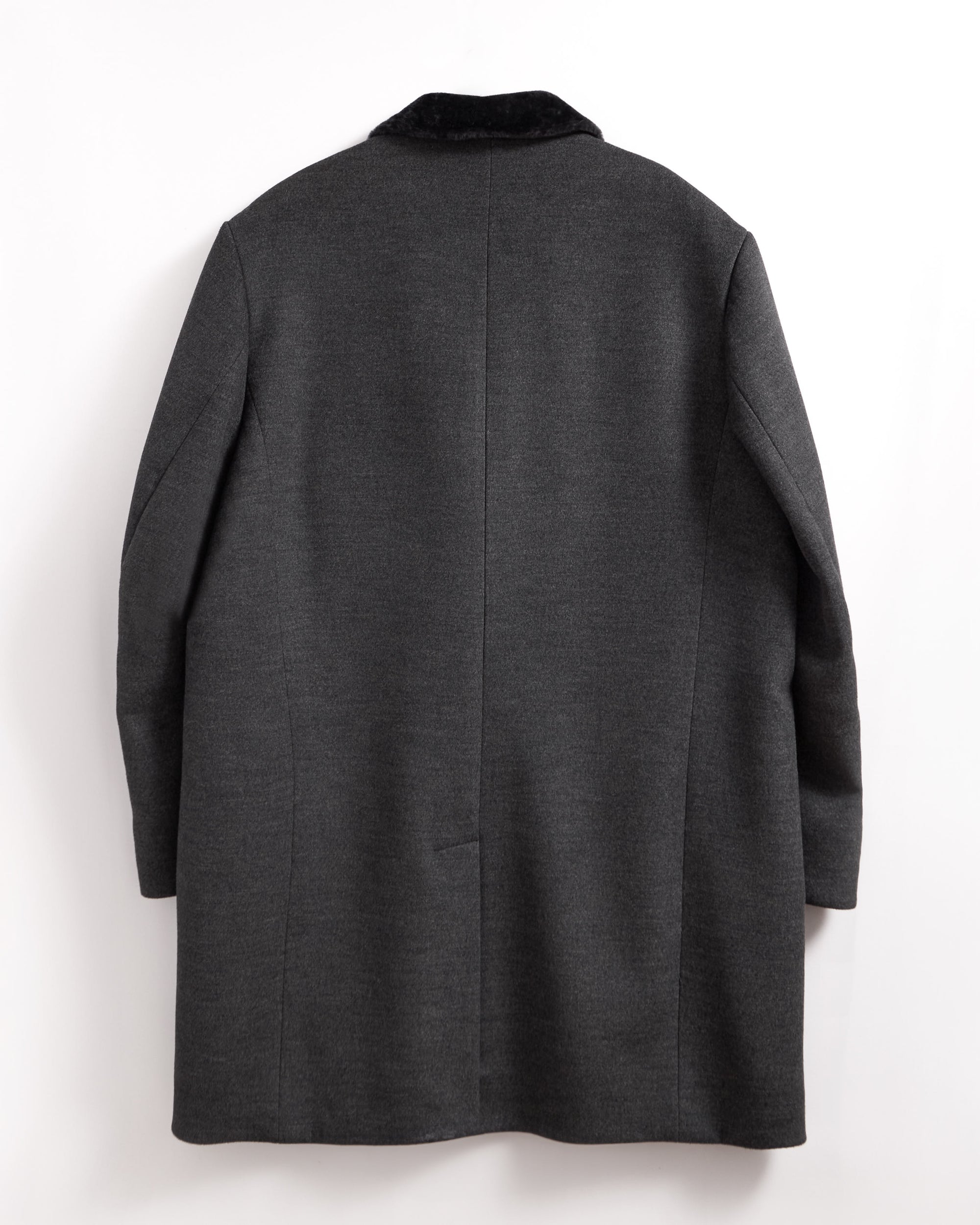 SALORI Lamb Fur Men's Cashmere French Coat