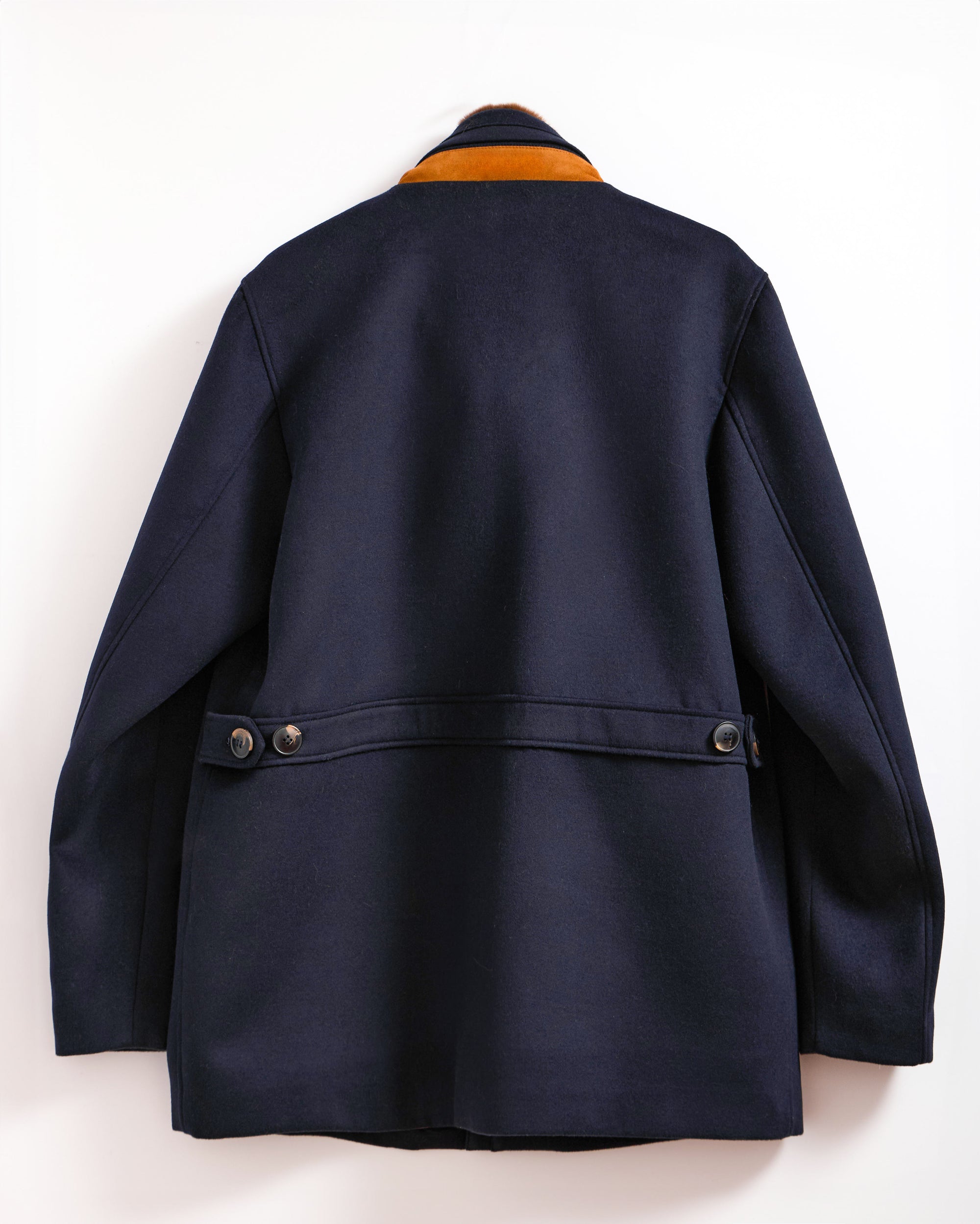 VOYAGER Rex Rabbit Fur Men's Cashmere Coat