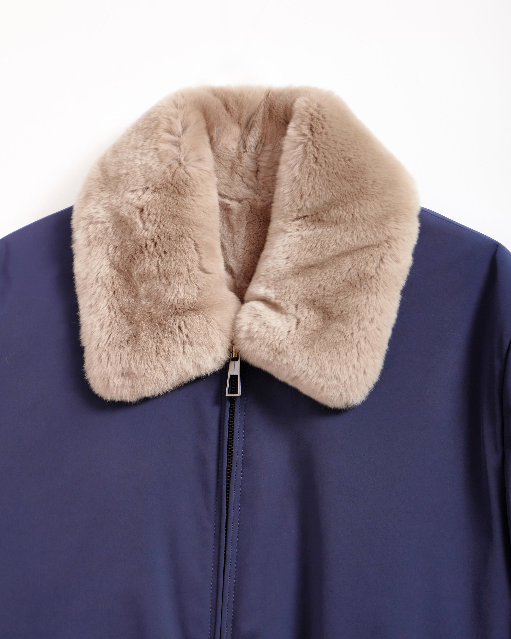 FORZA Rex Rabbit Fur Men's Textile Coat