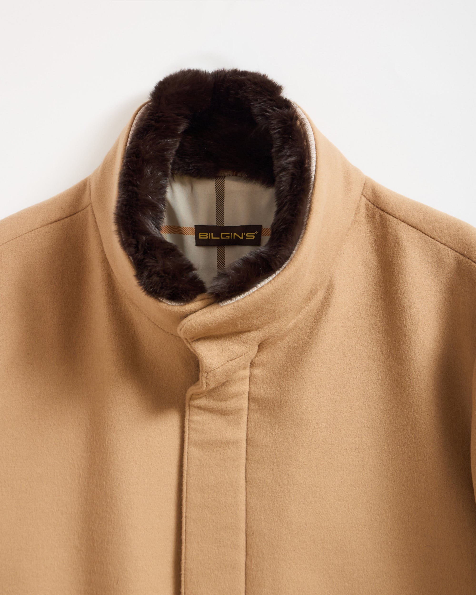 DORUK Rex Rabbit Fur Men's Cashmere Coat