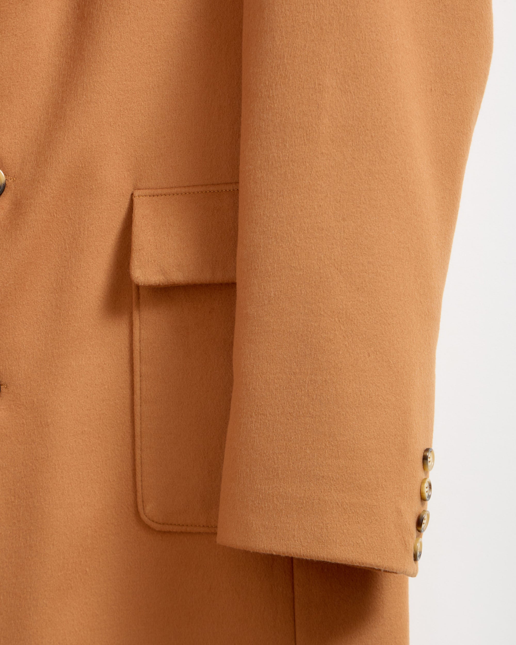 SALORI Lamb Fur Men's Cashmere French Coat