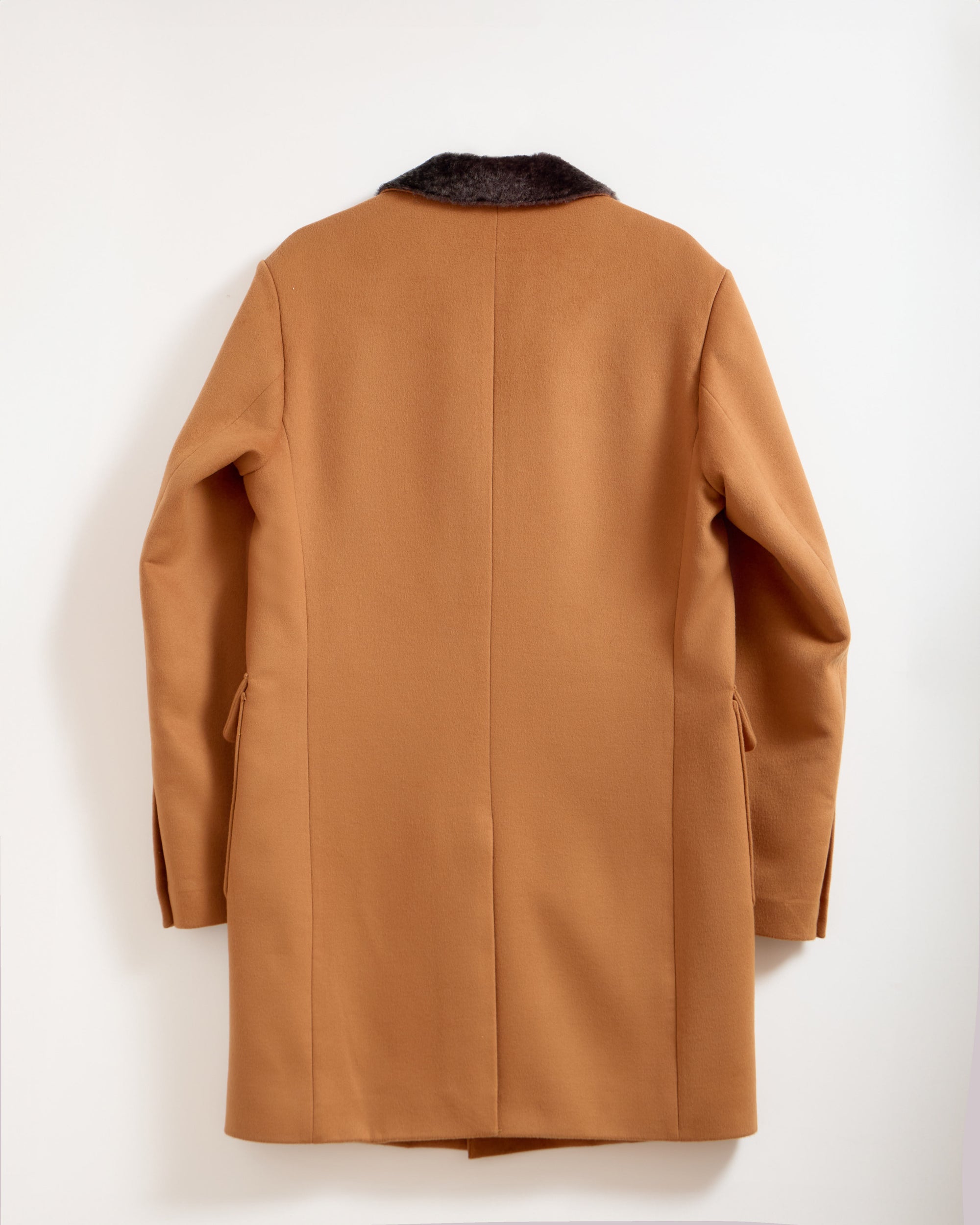 SALORI Lamb Fur Men's Cashmere French Coat