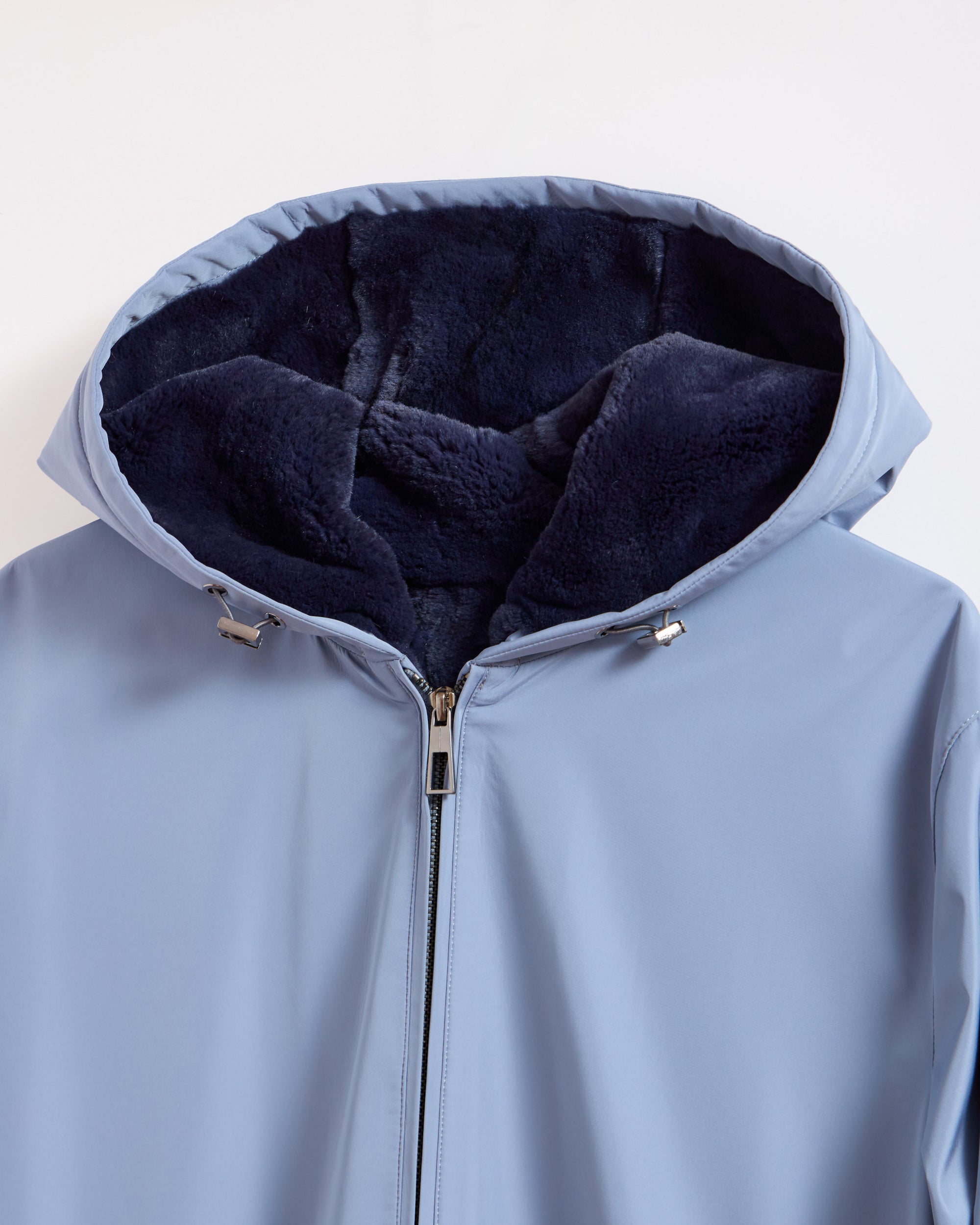 BOMBER Waterproof Hooded Jacket with Fur-Lined Hood