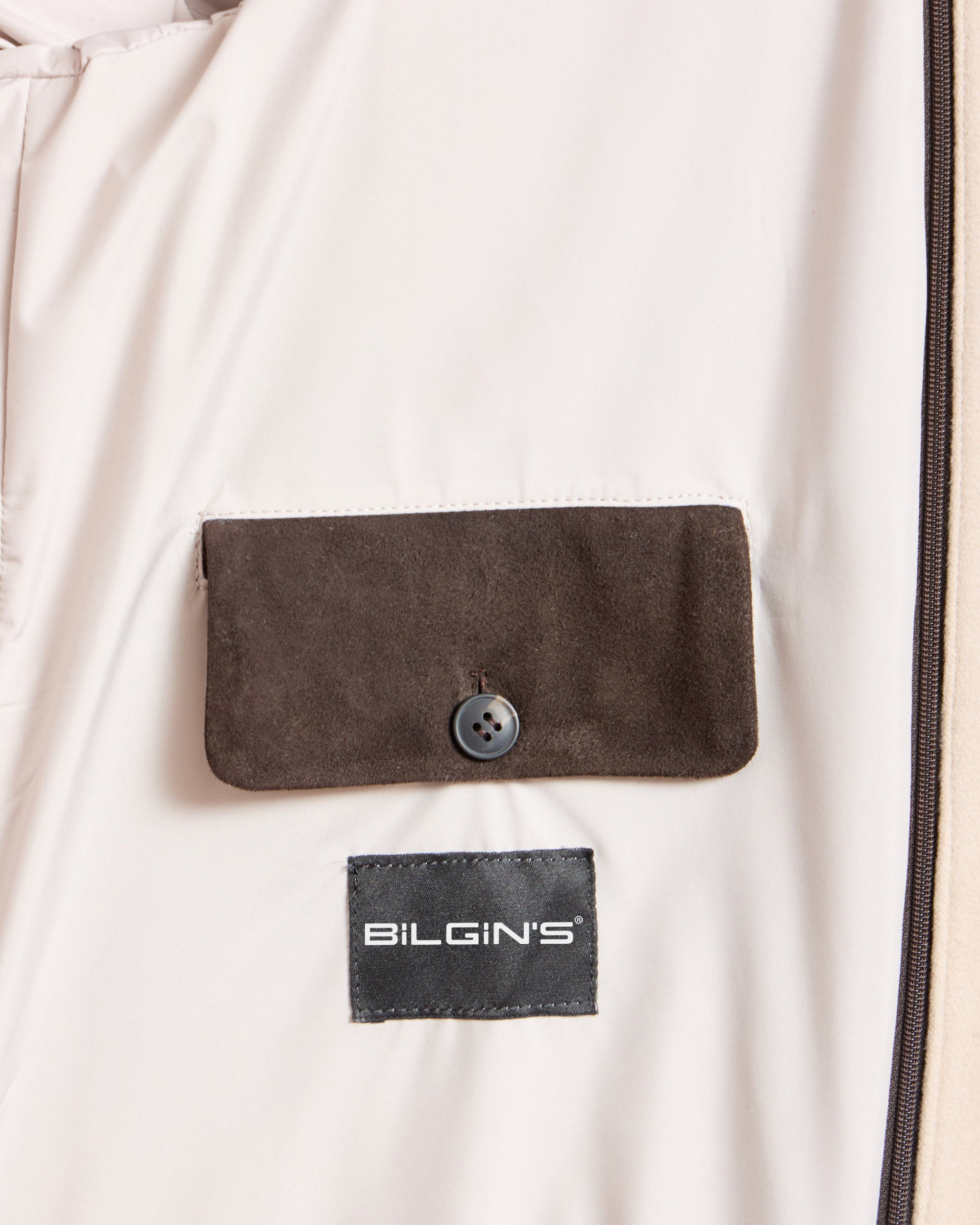 SAFARI Rex Fur and Suede Leather Detailed Cashmere Jacket