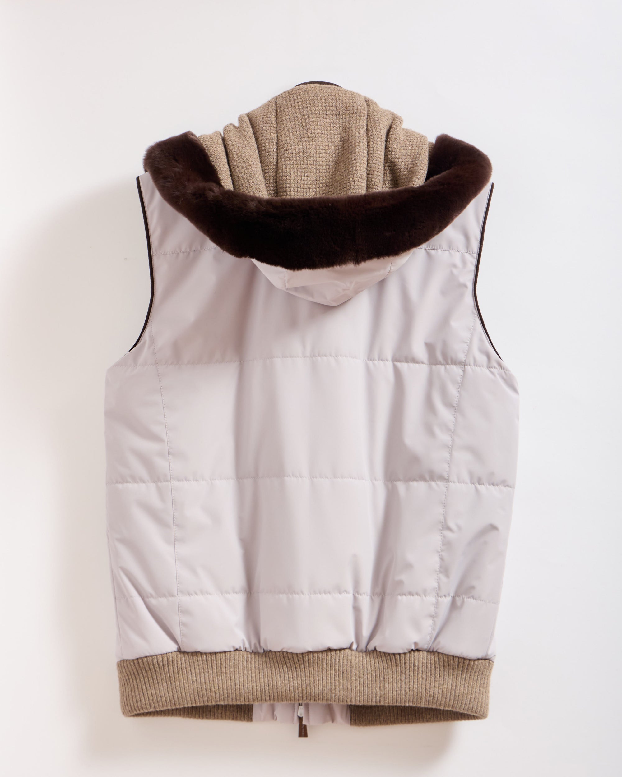 PUTSO Rex Rabbit Fur Waterproof Men's Vest