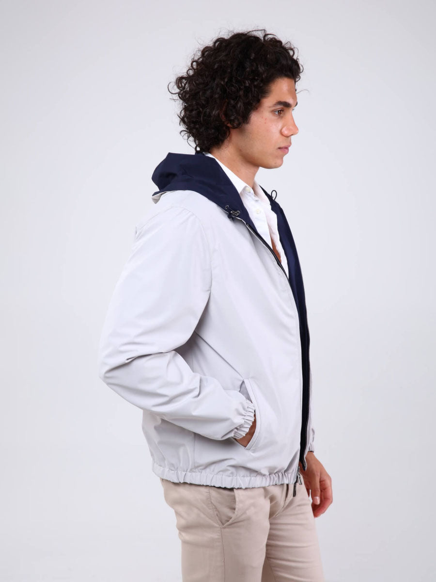 DUO BOMBER Hooded Waterproof Man Jacket