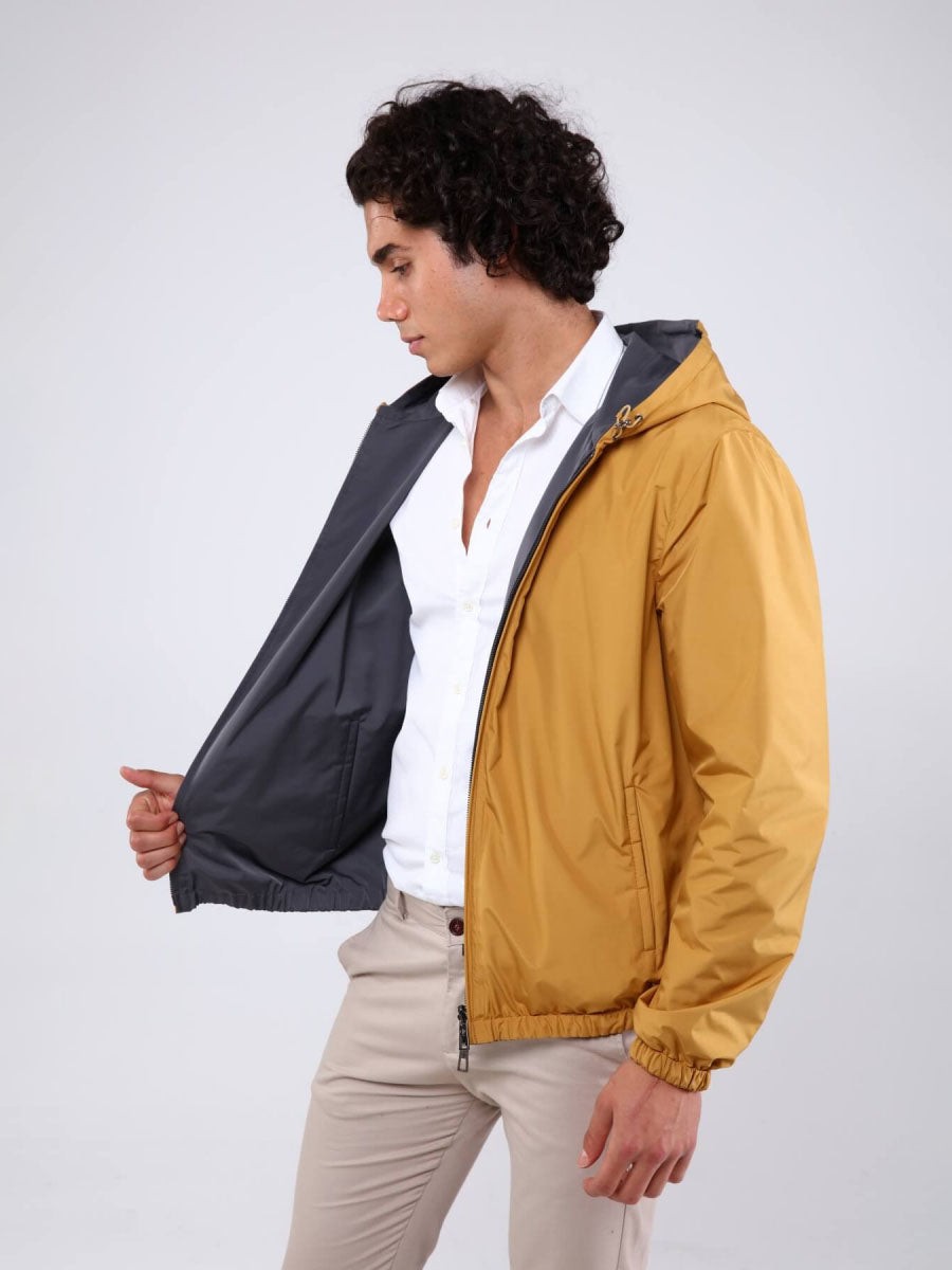 DUO BOMBER Hooded Waterproof Man Jacket