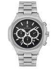 SILVER STAINLESS SOLID STEEL MEN'S WATCH