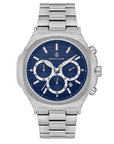 SILVER STAINLESS SOLID STEEL MEN'S WATCH