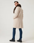 MUNTY Fox Fur Men's Cashmere Coat