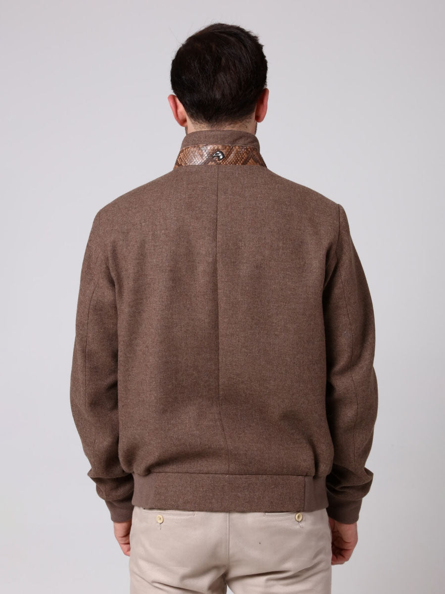 BELO Phyton Detailed Linen Men's Jacket
