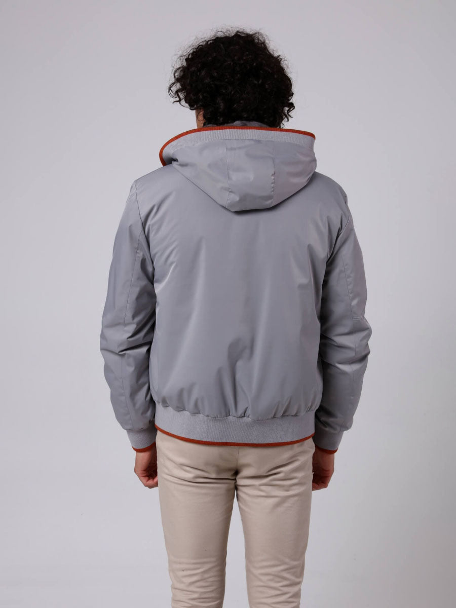 ROPE Rex Rabbit Fur Men's Waterproof Coat