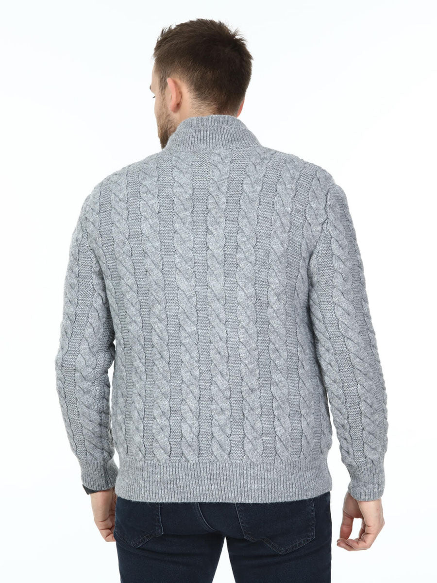 BRAID Rex Rabbit Fur Men's Wool Knitwear Vest