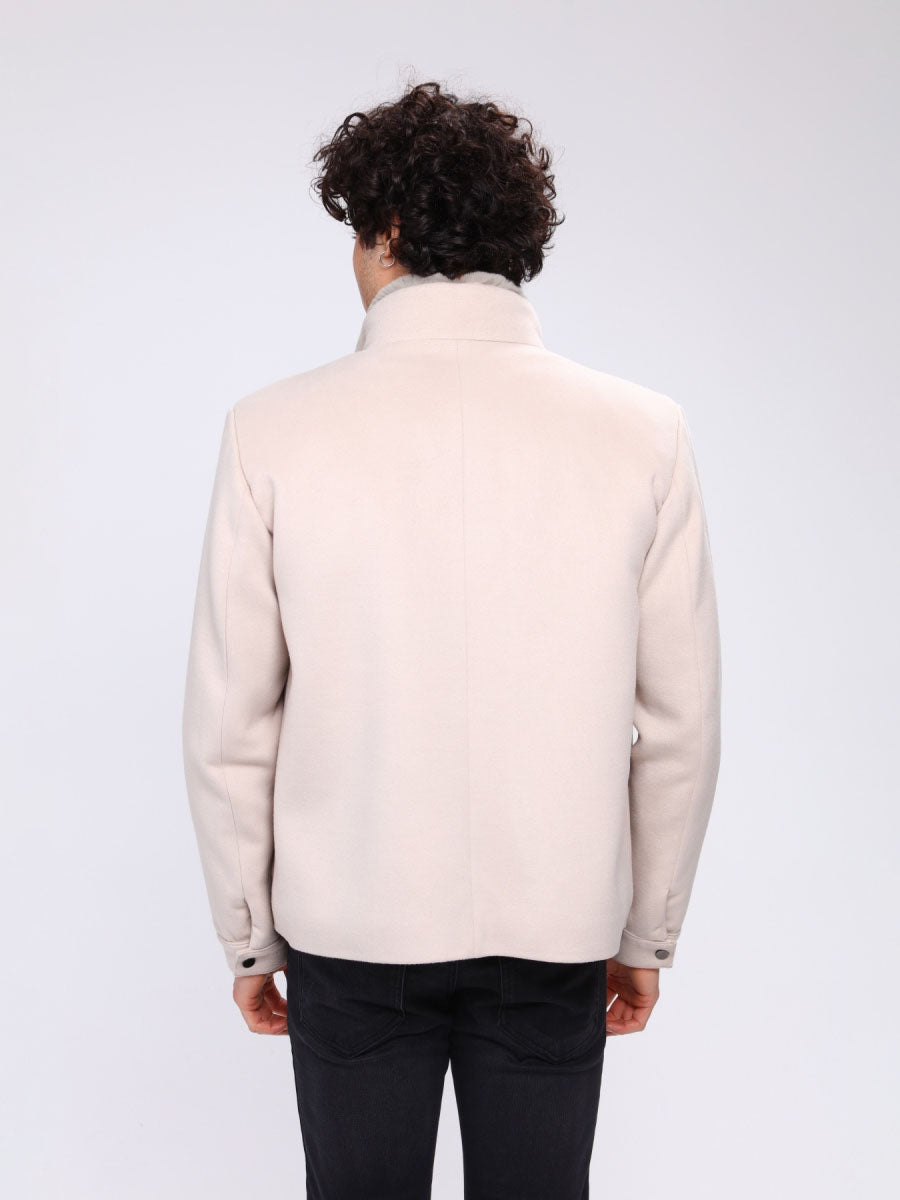 DORUK Rex Rabbit Fur Men's Cashmere Coat