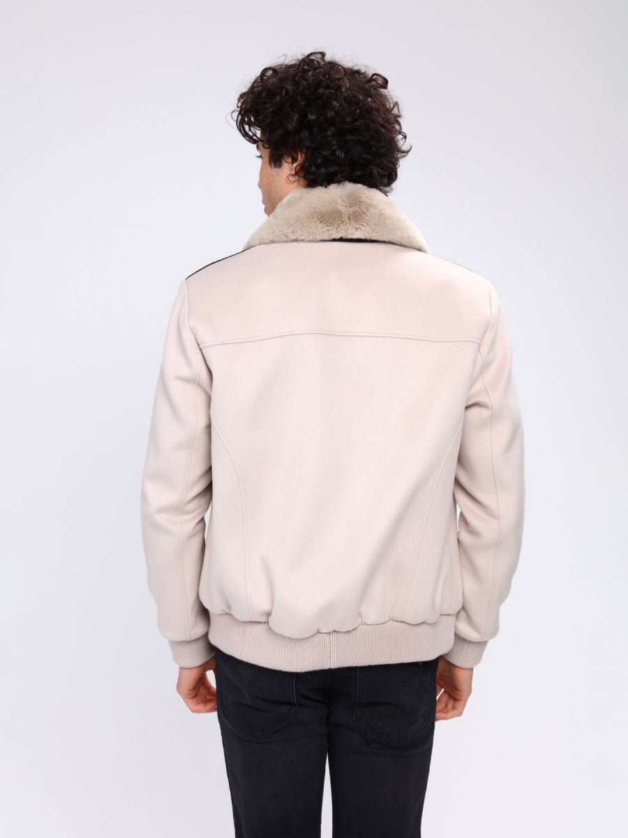 PILA Python Detailed Men's Cashmere Coat