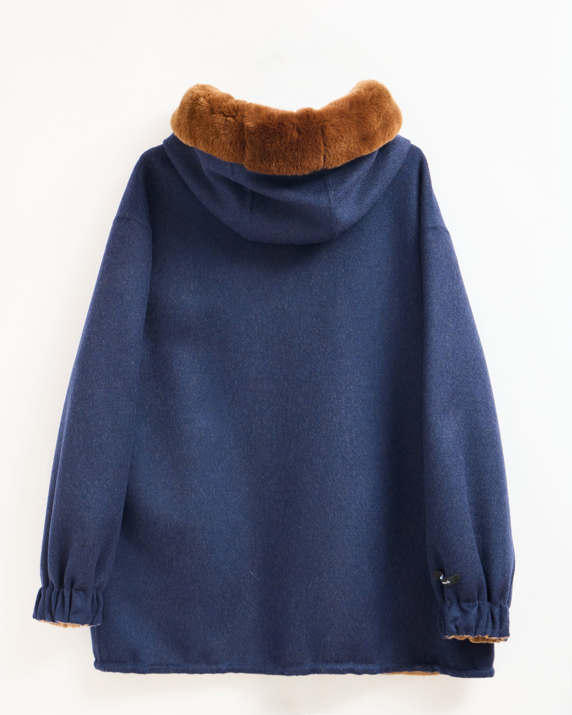 JOLA Cashmere Coat with Chinchilla and Mink Fur Detailed