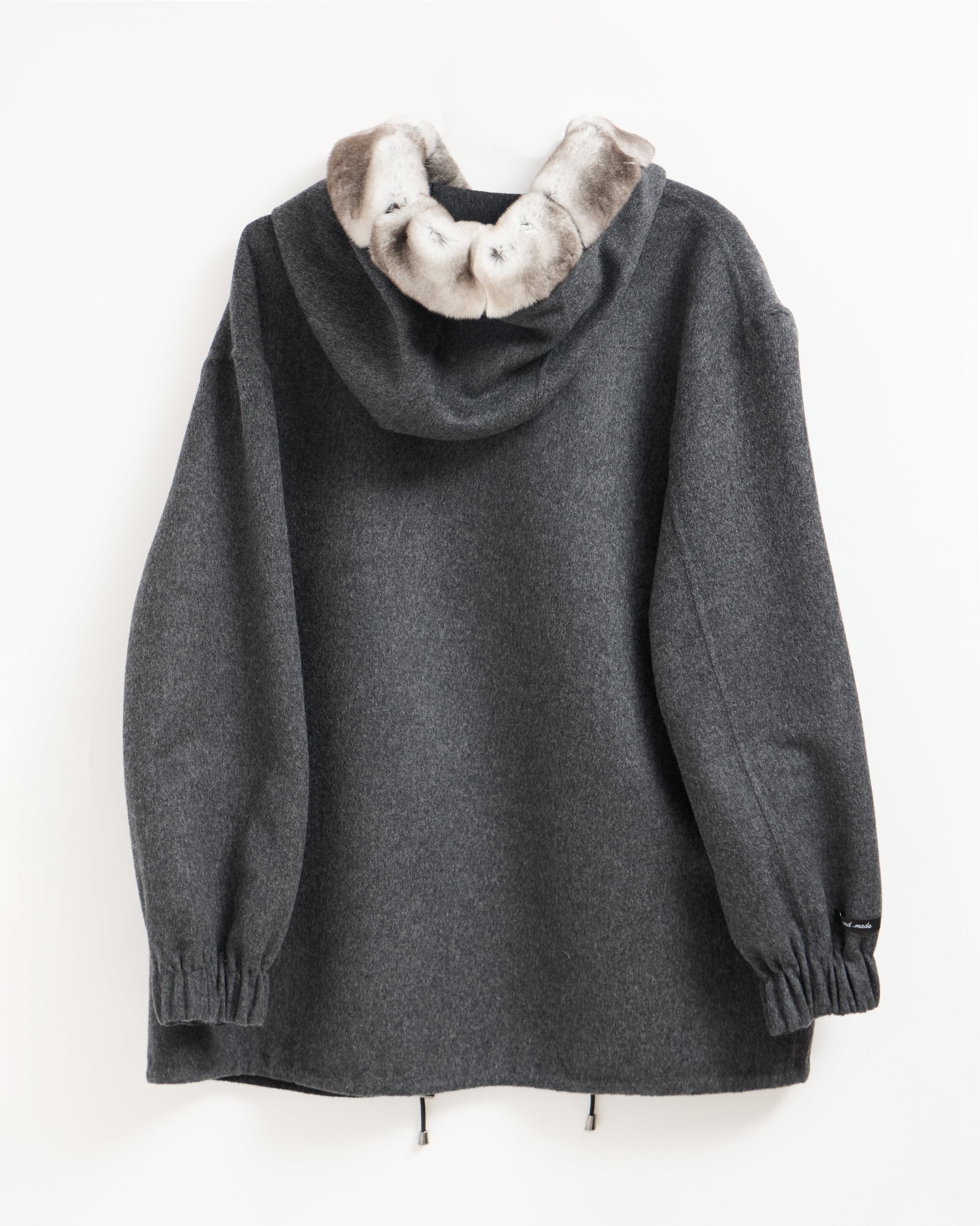 JOLA Cashmere Coat with Chinchilla and Mink Fur Detailed