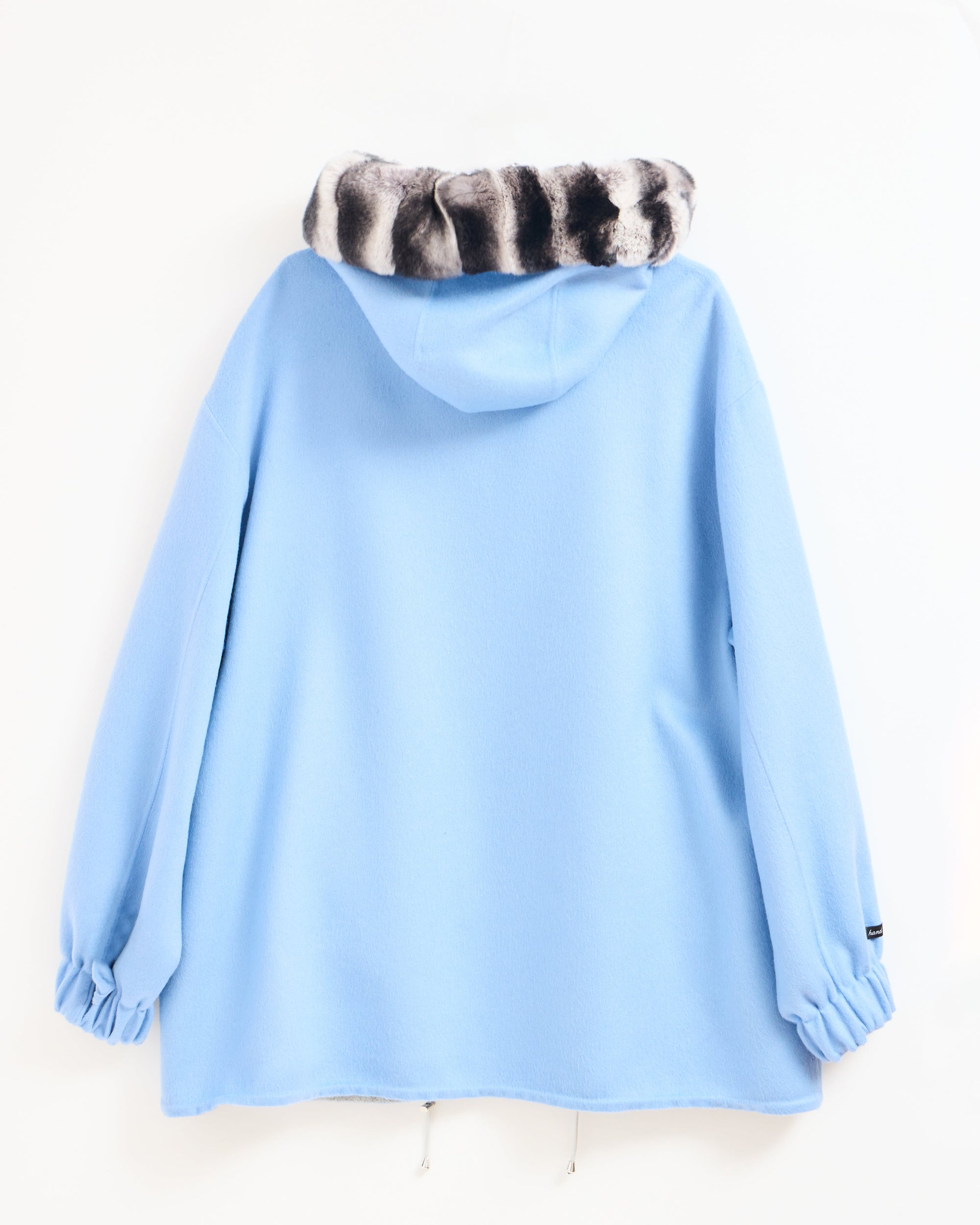 JOLA Cashmere Coat with Chinchilla and Mink Fur Detailed