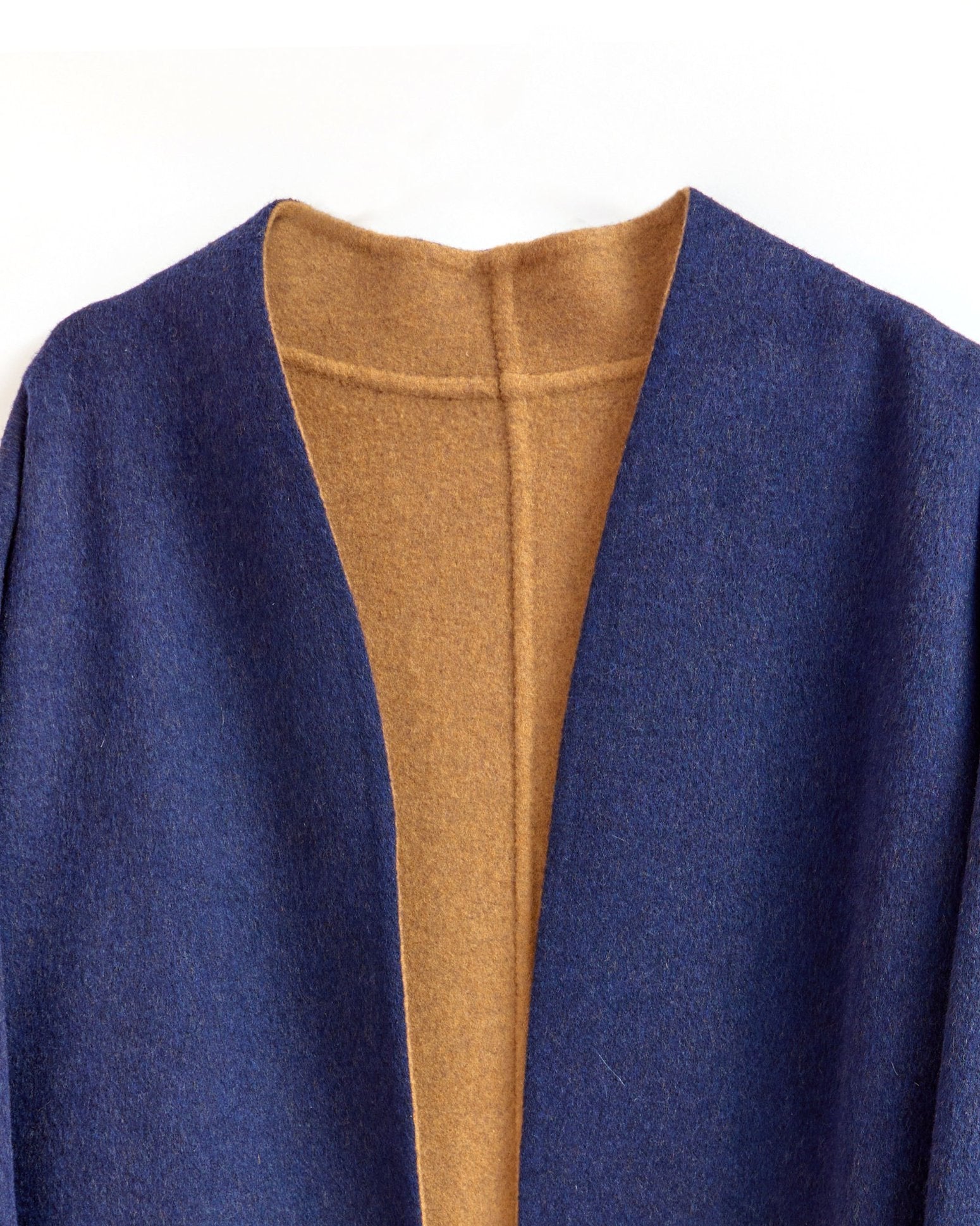 Timeless Italian Cashmere Coat in Brick