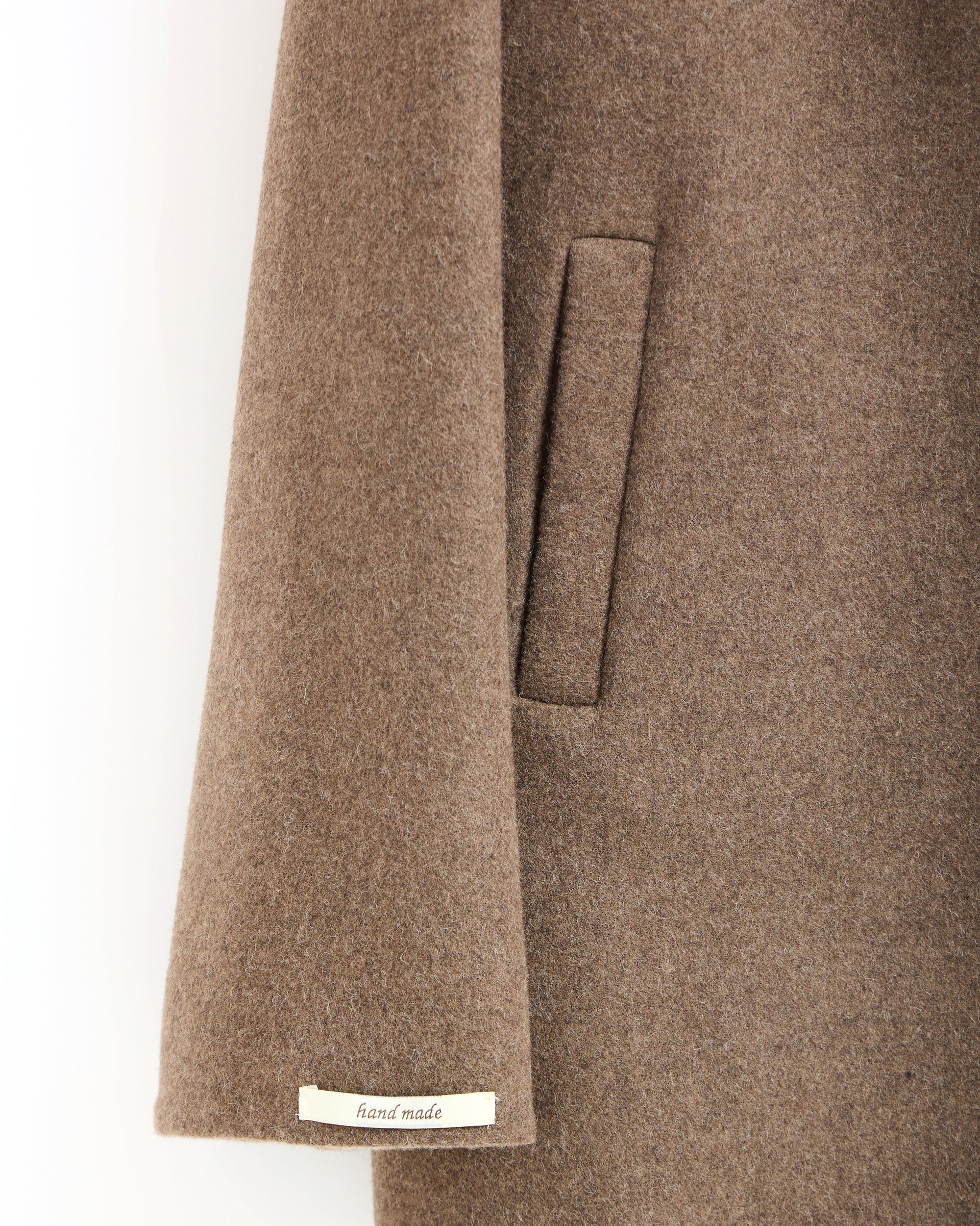 Cozy Alpaca Blend Coat with Fur Trim
