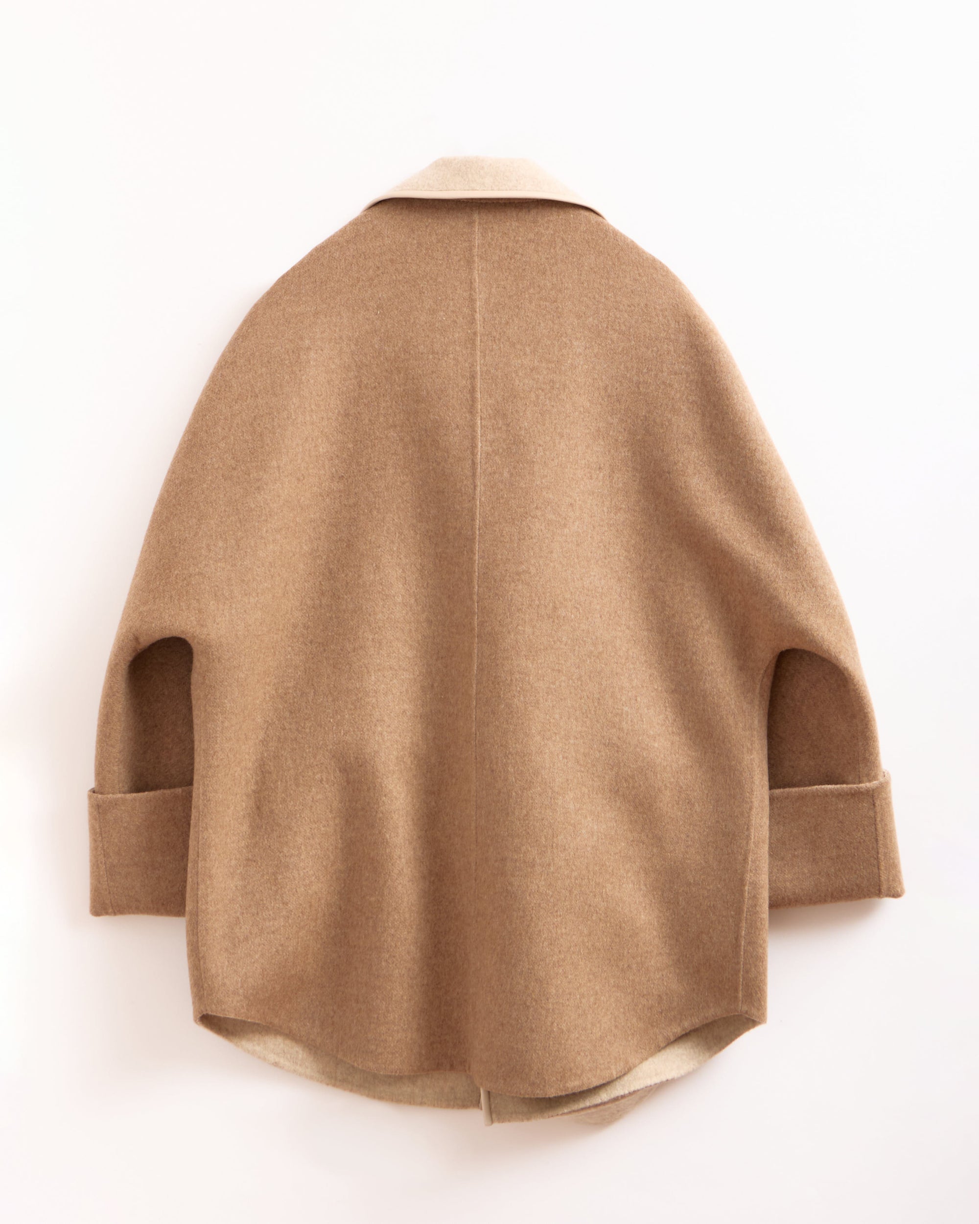 Romantic Cashmere Coat with Fur Accents