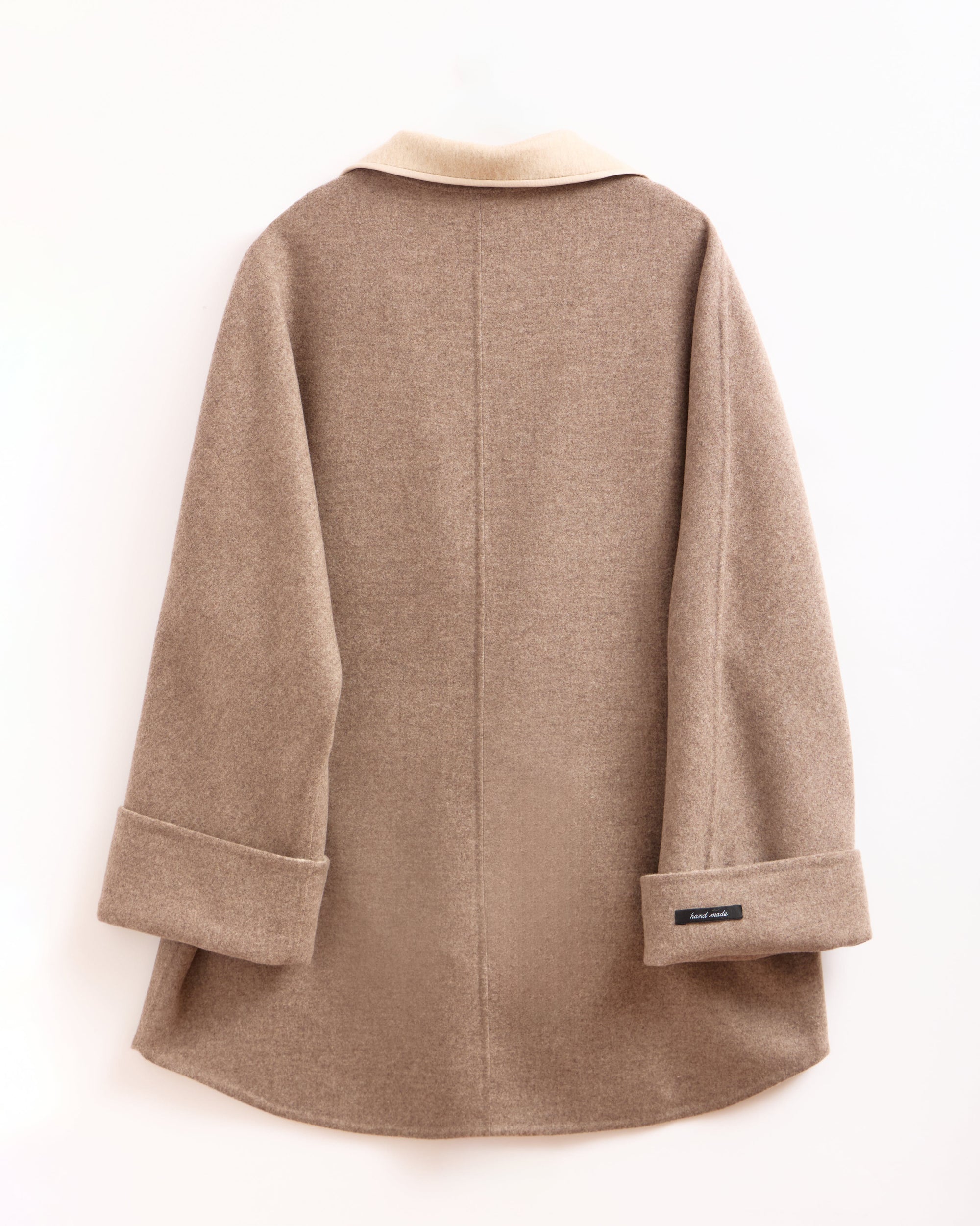Romantic Cashmere Coat with Fur Accents