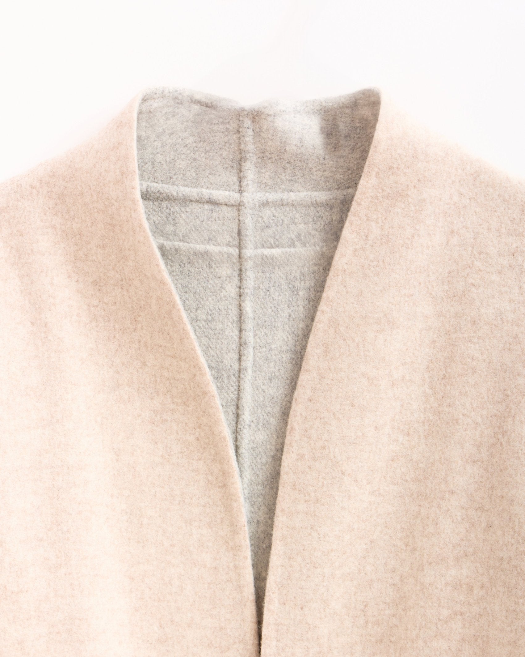 Oversized Cashmere Coat in Camel