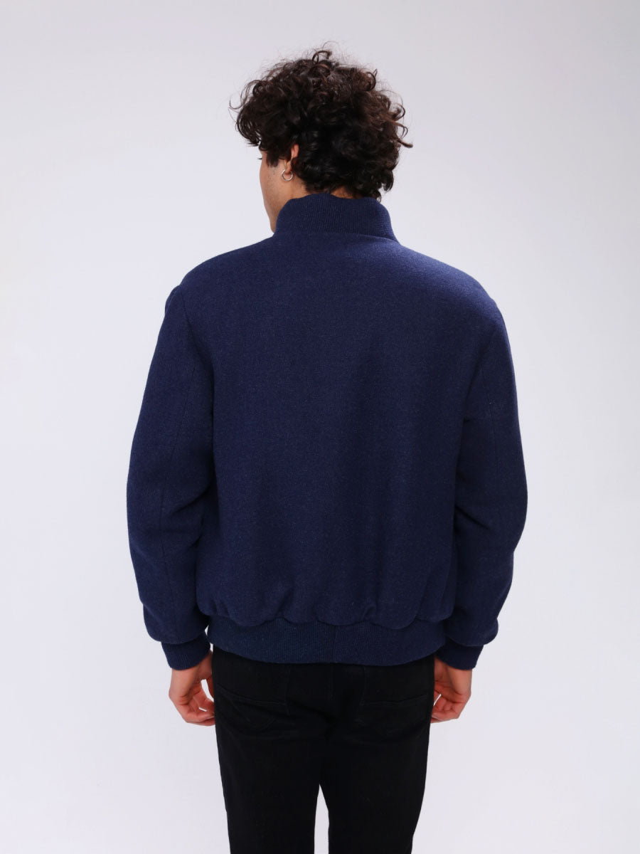 Chelsea Rex Rabbit Fur Men's Cashmere Coat