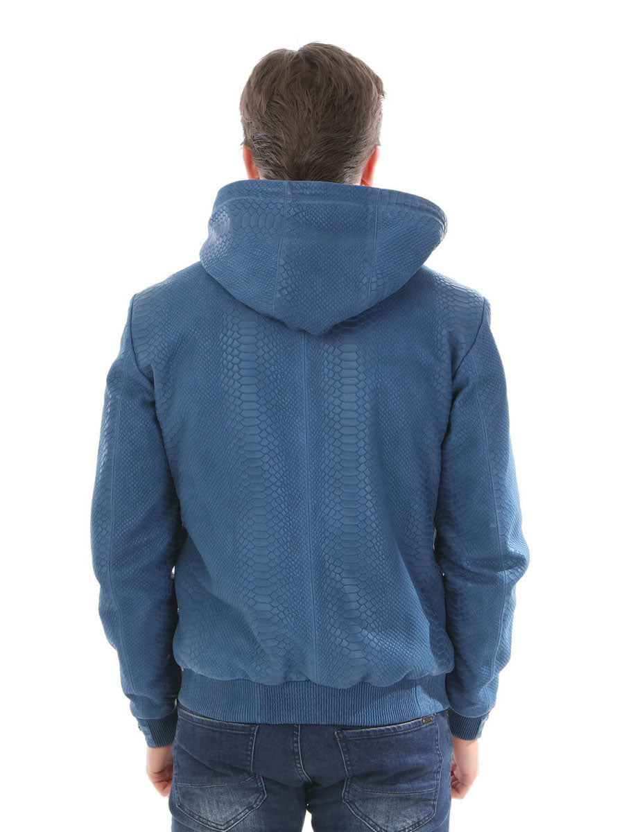 FIELDLINE Rex Rabbit Fur Men's Suede Leather Jacket