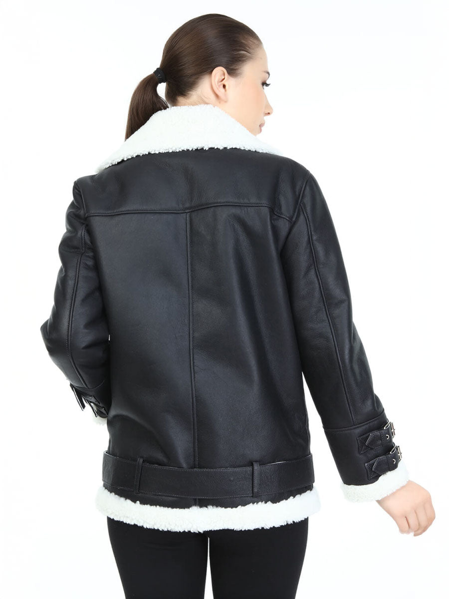 Scarlet Pilot Women's Fur Jacket