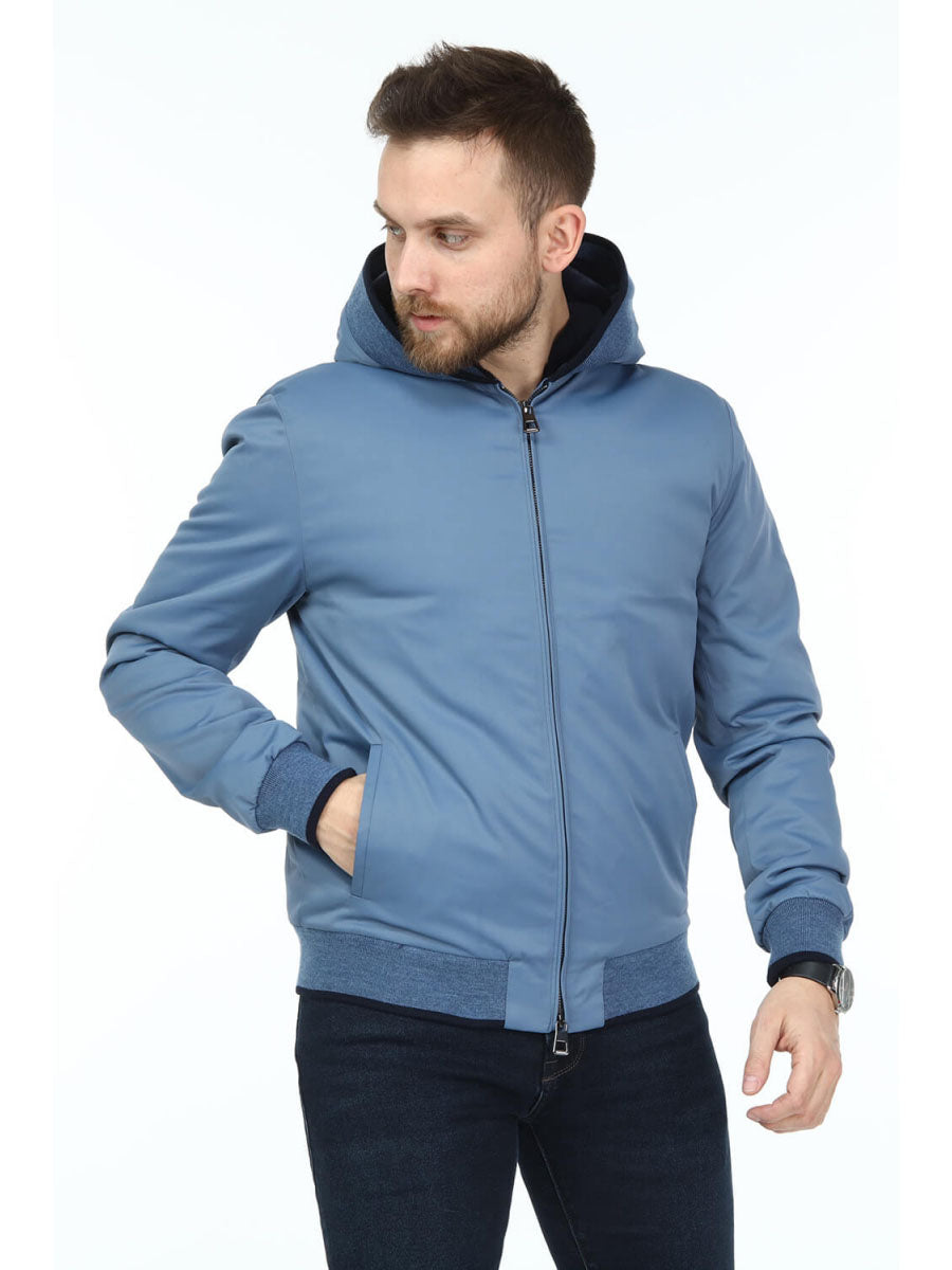 BIRTELL Rex Rabbit Fur Men's Waterproof Coat