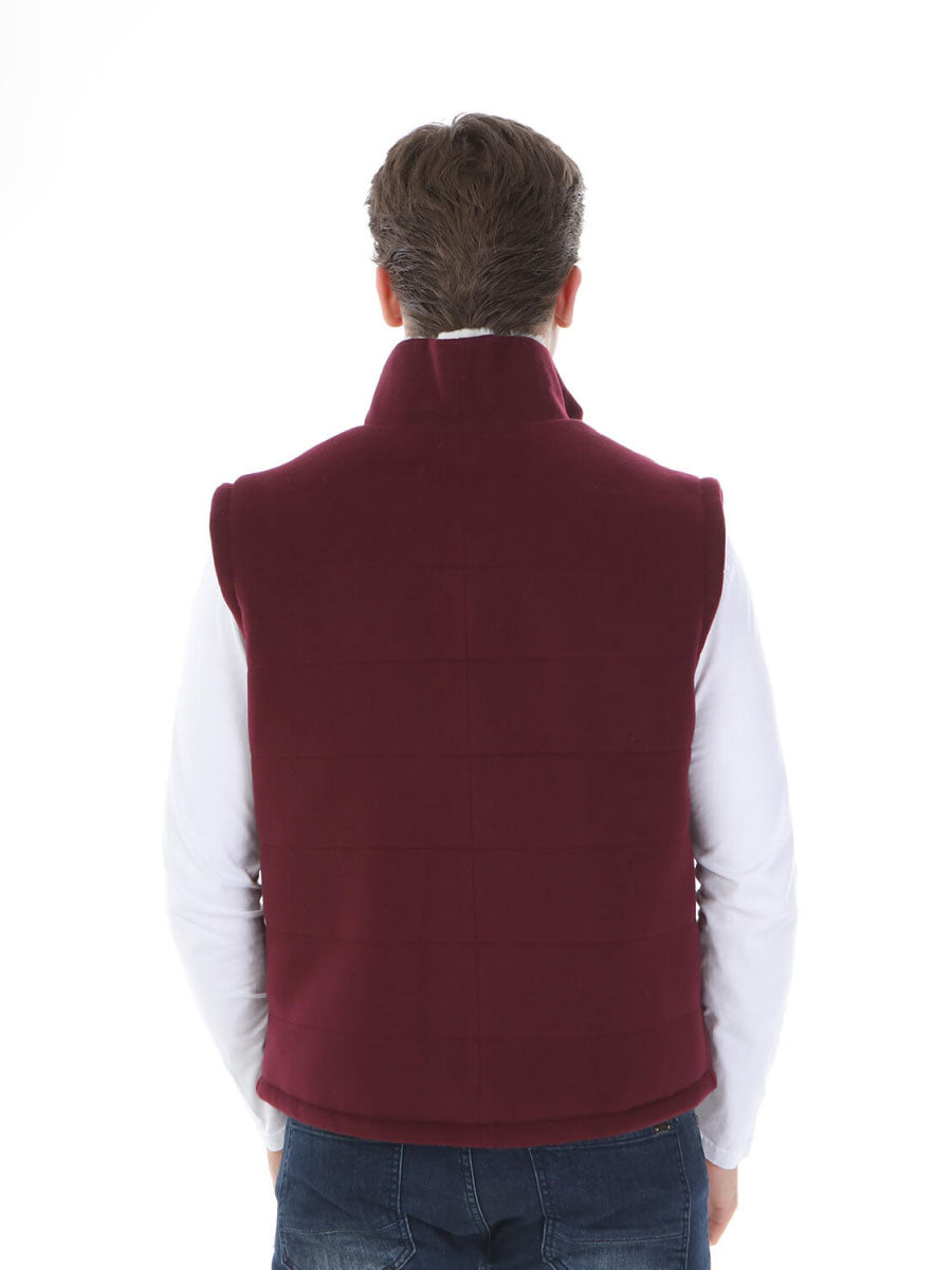 TOLVA Rex Rabbit Fur Men's Cashmere Vest