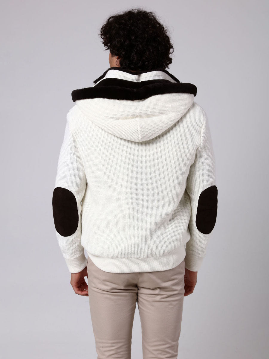 COEBE Rex Rabbit Fur Lined Knitwear Men's Cardigan