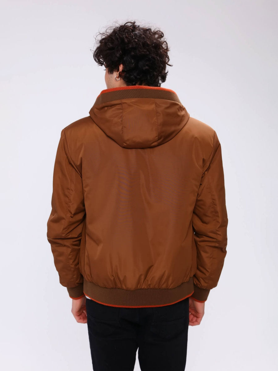 ROPE Rex Rabbit Fur Men's Waterproof Coat
