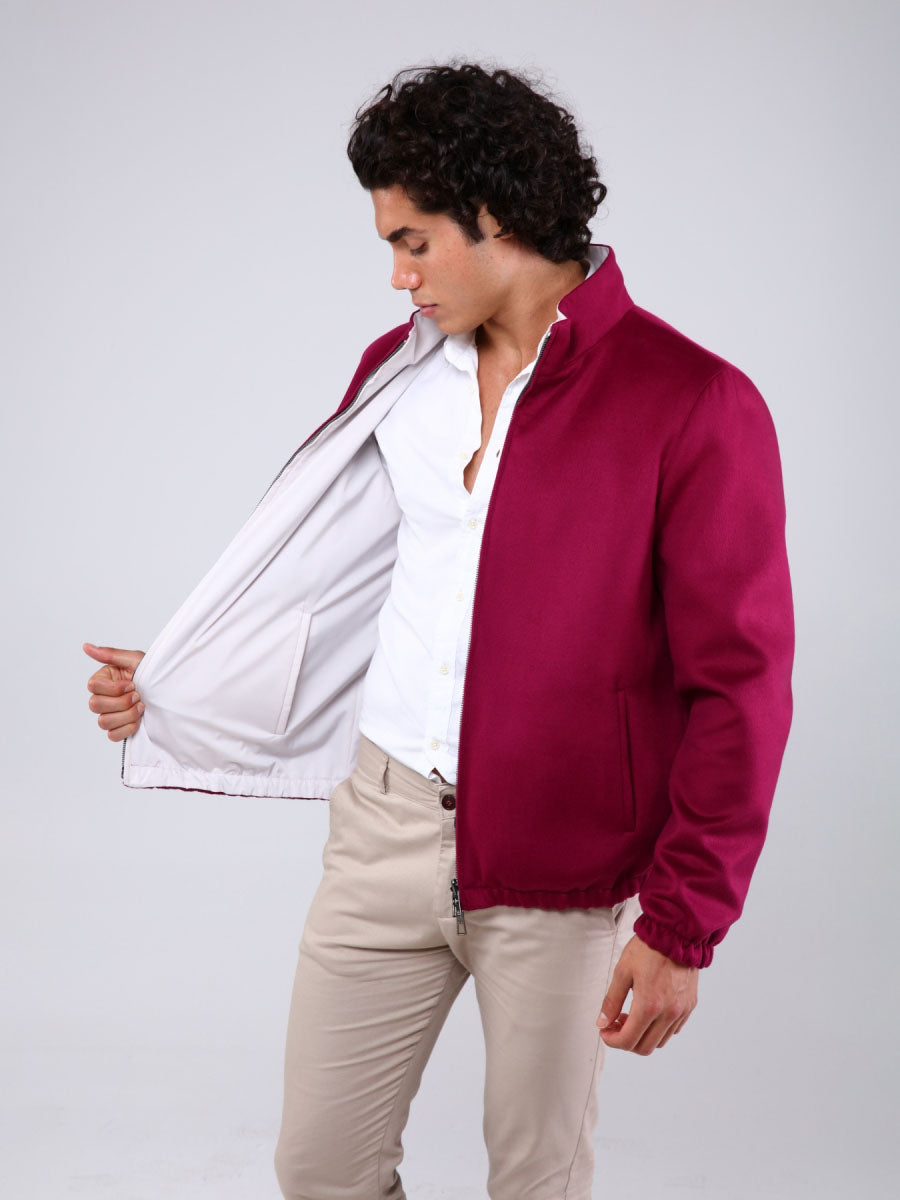 DUO BOMBER Waterproof-Cashmere Men's Jacket